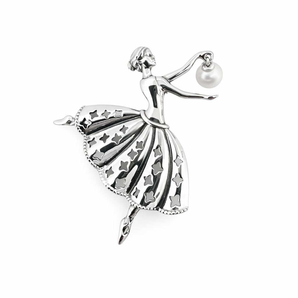 Брошка Балерина