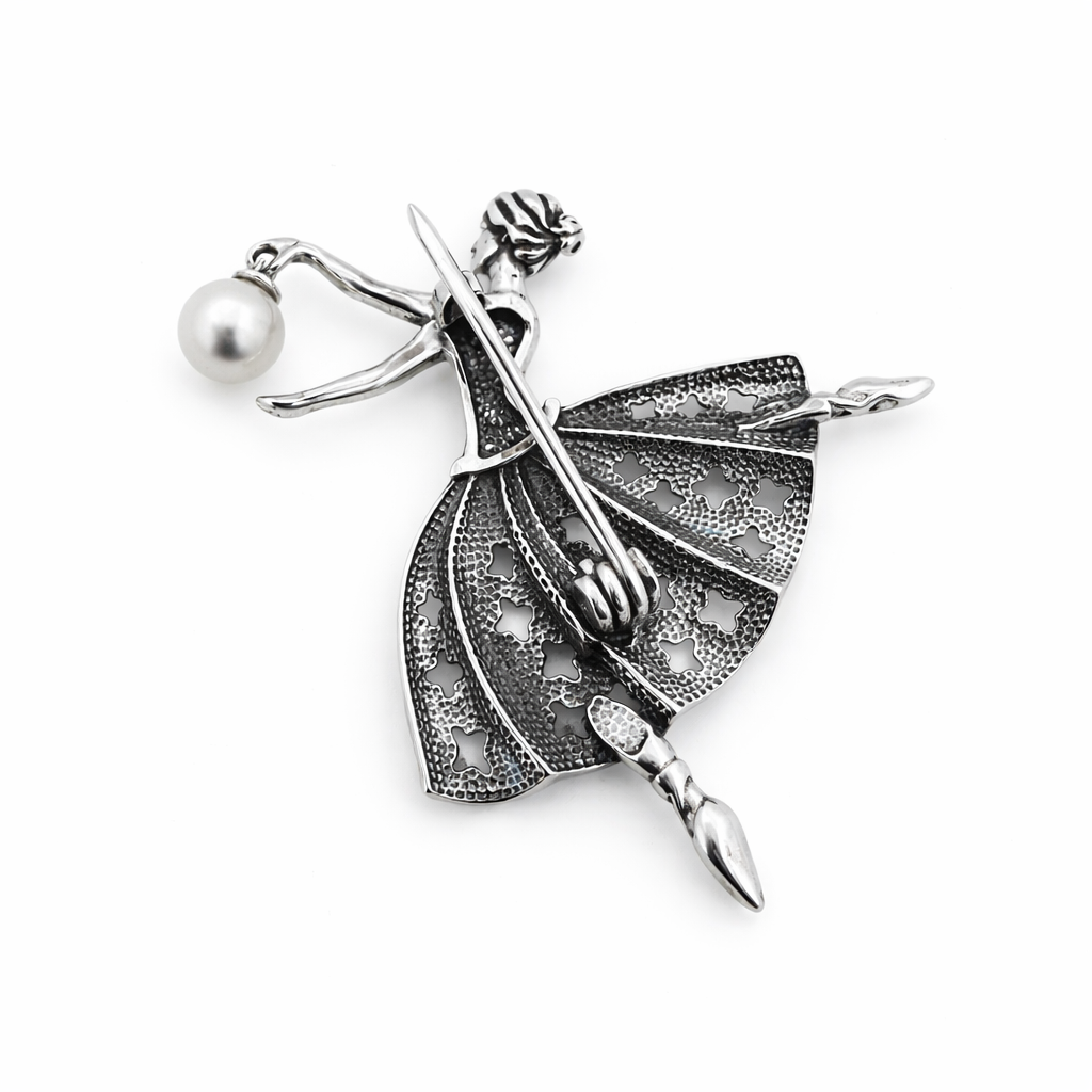 Брошка Балерина